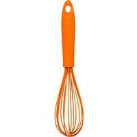 Orsina Non-Stick Black Silicone Whisk, Best Whisk for Baking, Kitchen Whisk, Wire Whisk, Heat Resistant Kitchen Whisk in Orange