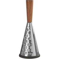 Orsina Versatile Modern Retro Round Grater, Round Design Stainless Steel Grater For Cooking, Durable Cheese Grater in Brown