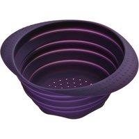 Orsina Purple Silicone Collapsible Colander, Lightweight Straining Bowl, Perfect Kitchen Sink Strainer For Vegetables