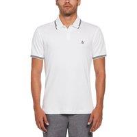 Original Penguin Men's Tipped Polo White | Size: Small