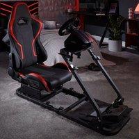 Drift Racing Sim Cockpit Racing Chair with 2.1 Built-in Speakers