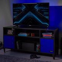 Mesh-Tek Metal TV Media Unit Stand with Shelves for up to 50" TV's