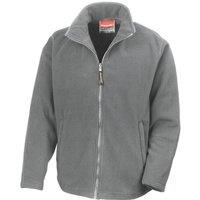 Result Men's Horizon High Grade Microfleece Jacket in Mid Grey | Size: XS