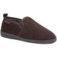Hush Puppies Men's 'Arnold' Suede Classic Slippers in Brown | Size: 9