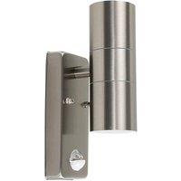 ValueLights Up Down Silver Outdoor Wall-Up Down Light