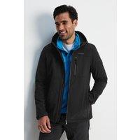 TOG24 Men's 'Truro' Softshell Hooded Jacket in Black | Size: Small