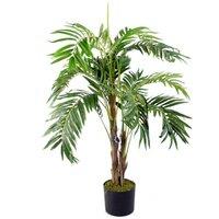 Leaf 120cm Design UK Large Realistic Artificial Palm Tree in Green