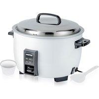 Geepas 4.2L Commercial Rice Cooker Non-Stick Pot Automatic Keep Warm Catering 1600W in Off-White