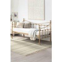 SlumberWorx Newnham Classic Victorian Style Living Room Bedroom Metal Day Bed Frame in Bronze | Size: Single