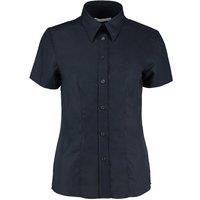 Kustom Kit Women's Workwear Oxford Short Sleeve Shirt in Navy | Size: 10