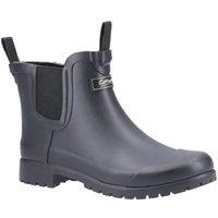 Cotswold Women's 'Blenheim' Rubber Plain Wellington Boots in Black | Size: 8