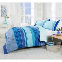 Rapport Home Havana Polycotton Duvet with Pillowcase in Teal | Size: Super King