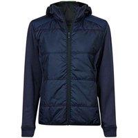 TEE JAYS Women's Stretch Hooded Jacket in Navy | Size: Medium