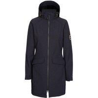 Trespass Women's Maria DLX Long Length Soft Shell Jacket in Black | Size: Small