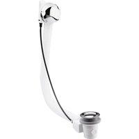 Balterley Bath Pop Up Waste & Round Overflow For Baths up to 10mm Thick - Chrome in Silver