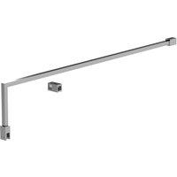 Balterley Wetroom Accessories Screen Support Bar Kit - Chrome in Silver