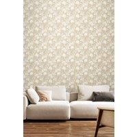 Hoopla Walls Chunky Flower Matt Wallpaper in Natural