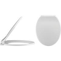 Balterley Standard Round Bottom Fix Soft Close - White