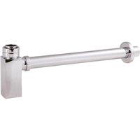 Balterley Square Bottle Trap Chrome in Silver