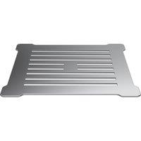 Balterley Resin Slimline Shower Tray Grill Waste with Trap & Top - Chrome/Black in Black