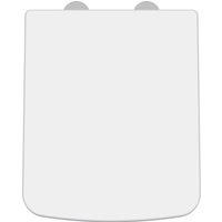 Balterley Luxury Square Top Fix Soft Close - Tapered Edge - White