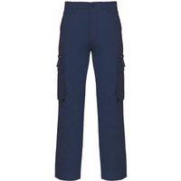 Kariban Men's Heavy Canvas Trousers in Navy | Size: Large