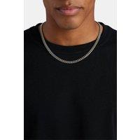 Cernucci Men's 5mm Miami Cuban Chain in Metallic Silver | Size: 16 inches