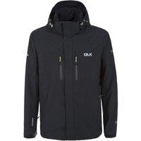 Trespass Men's Oswalt DLX Waterproof Jacket in Black | Size: 2XL