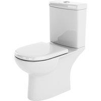 Balterley Compact Toilet Pan & Cistern - 805mm x 360mm x 625mm in White