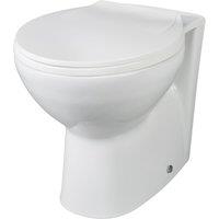 Balterley Bathroom Back to Wall Toilet Pan, 410mm x 355mm, White