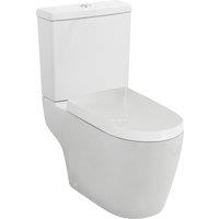 Balterley Semi Flush to Wall WC Toilet & Cistern, Dual Flush 795x410mm - White