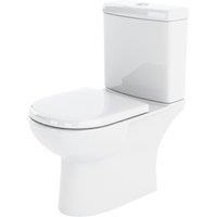 Balterley Close Coupled Toilet Pan & Cistern - 825mm x 395mm x 670mm in White