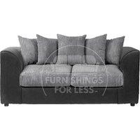 Furnishings For Less UK Luxor Jumbo Cord Fabric 3 Seater Sofa