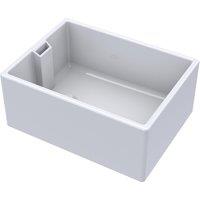 Balterley Fireclay 1 Bowl Belfast Kitchen Sink Overflow 46W Waste 615x462mm in White