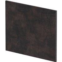 Balterley L Shape Square End Bath Panel Textured Matt Metallic Slate 1700mm in Grey