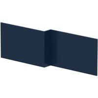 Balterley L Shape Square Front Bath Panel Matt Midnight Blue 1700mm