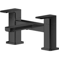 Balterley Square Deck Mounted Bath Filler Tap Matt Black