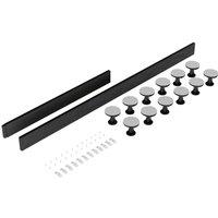 Balterley Shower Tray Leg SetFor 1300mm 1800mm Rectangular Walk In Resin Trays in Grey