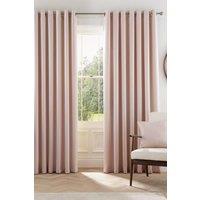 Helena Springfield 'Eden' Woven Lined Curtains in Light Pink | Size: 167 cm width x 228 cm drop