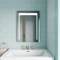 Balterley Rectangular LED Illuminated Touch Mirror & Demister 700x500mm - Chrome in Silver