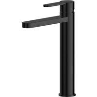 Balterley Pride Round High-Rise Mono Basin Mixer Tap - Matt Black