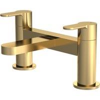 Balterley Round Deck Mounted Bath Filler Tap - Brushed Brass in Metallics