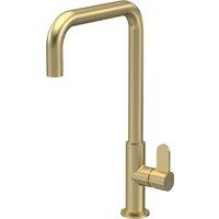 Balterley Kuma Kitchen Mono Mixer Tap Single Lever, Brushed Brass 361mm in Metallics
