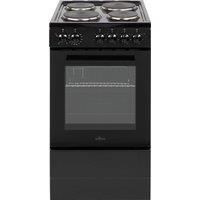 Willow WE50SSB 62L Freestanding Electric Cooker Single Cavity Cooker in Black
