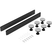 Balterley Shower Tray Leg SetFor 700mm 900mm Square Rectangular Resin Trays Grey
