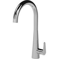 Balterley Situla Kitchen Mono Mixer Tap, 398mm Single Lever Chrome in Silver