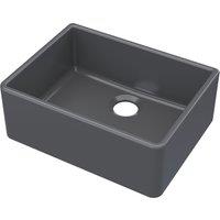 Balterley Fireclay 1 Bowl Butler Sink Waste Not Included Dark Grey 595x450mm
