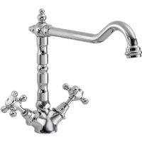 Balterley Traditional French Classic Kitchen Sink Mono Mixer Tap - Chrome in Silver