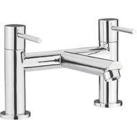 Balterley Evian Luxury Round Deck Mounted Bath Filler Tap - Chrome in Silver