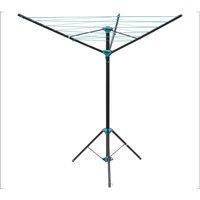 JVL Portable Rotary Airer 16M 3 Arm Slate Grey | Size: 1 Pack